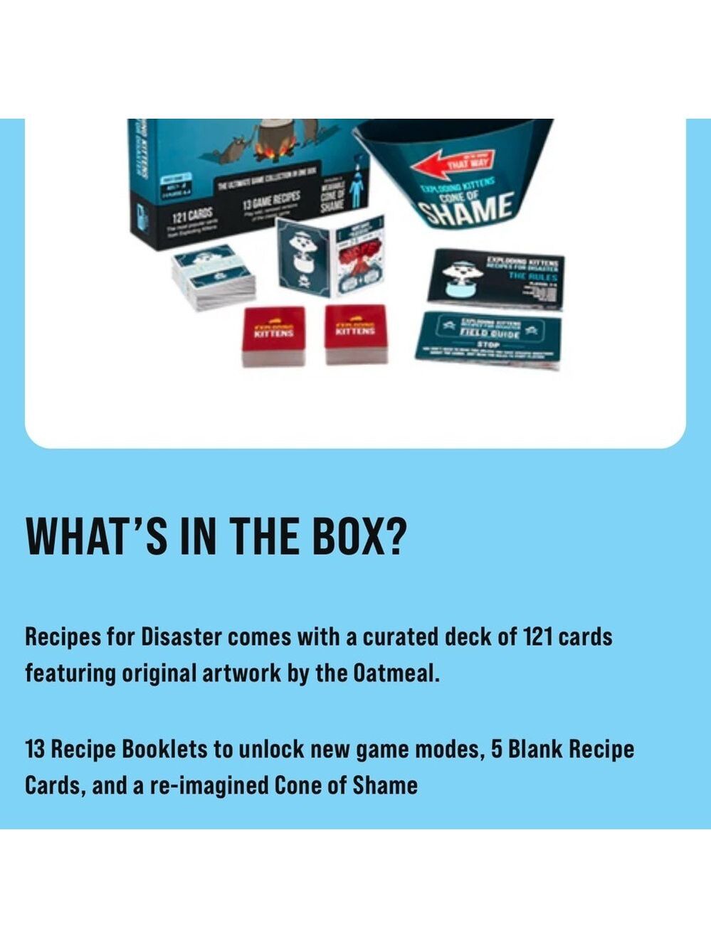 Exploding Kittens Recipes for Disaster Card Game - Picture 7 of 9